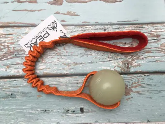 Húzogatós játék Chuckit! Max Glow labdával