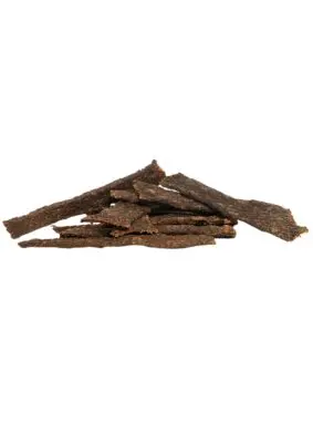 Szárított szarvashús csíkok