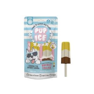Pup Ice Rocket Lollies Banán & Csokoládé (M) 2 db