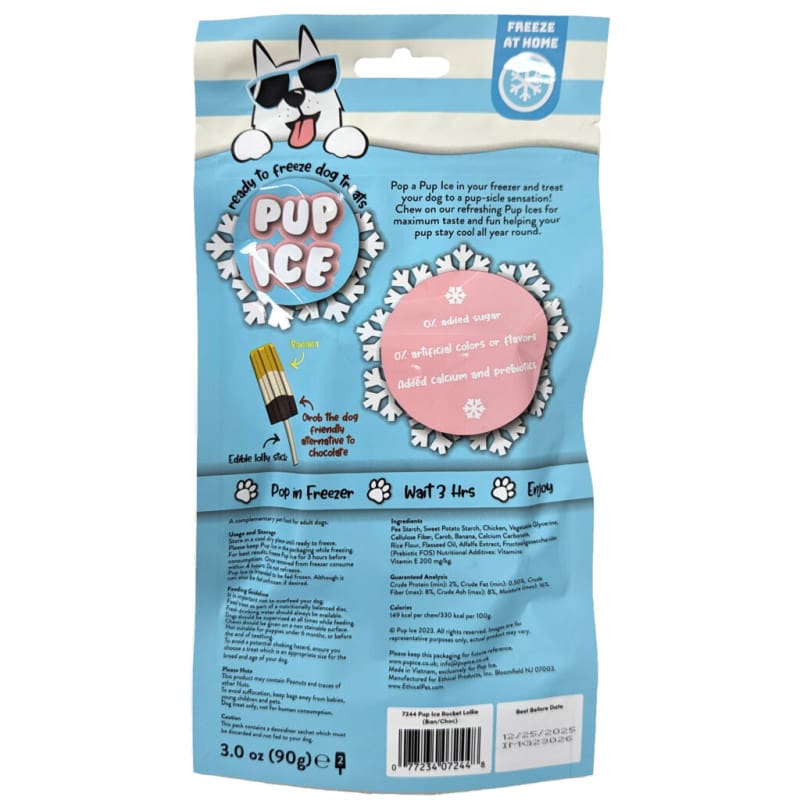 Pup Ice Rocket Lollies Banán & Csokoládé (M) 2 db - Image 4
