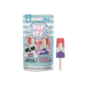 Pup Ice Rocket Lollies Eper & áfonya (M) 2 db