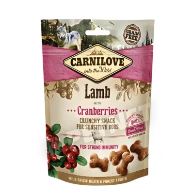 CarniLove Crunchy Snack Lamb with Cranberries - bárányhússal és vörösáfonyával
