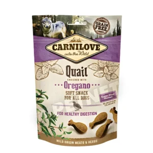 Carnilove Dog Jutalomfalat Semi Moist Quail&oregano - Fürj oregánóval